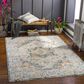Surya Laila 12" x 15" Teal, Burnt Orange, Gray, Sage and Cream Area Rug, , large