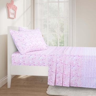 BCP Home Everyday Imagination 4-Piece Twin Sheet Set in Bubblepearl, , large