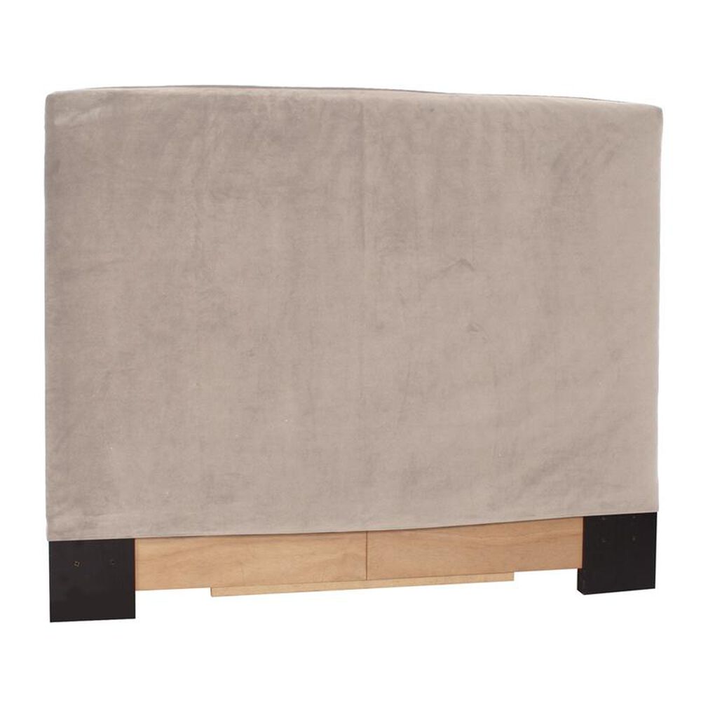 Howard Elliott King Slipcovered Headboard in Bella Sand, , large