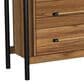 Hawthorne Furniture Norcross 6-Drawer Dresser in Hickory and Black, , large