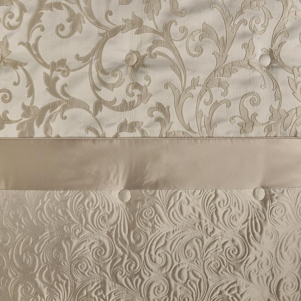J. Queen New York Spectra 3-Piece Full/Queen Comforter Set in Taupe, , large
