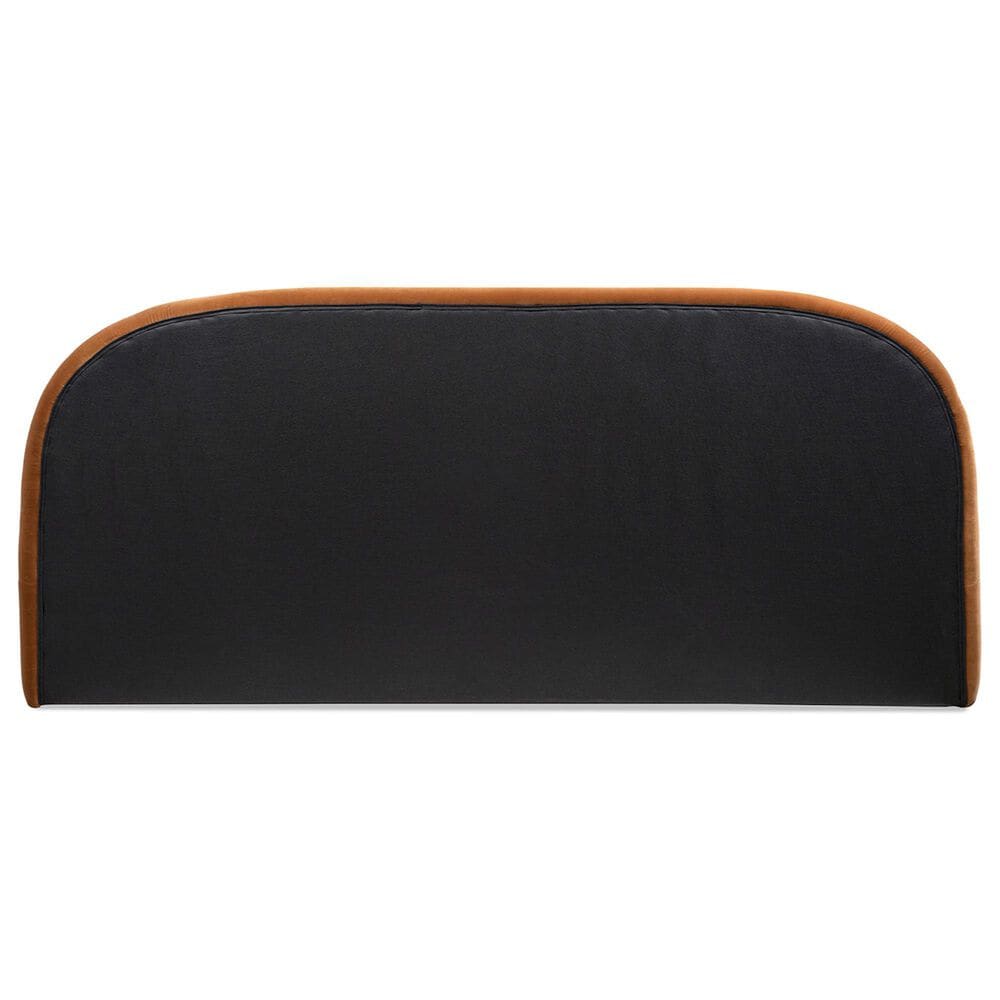 Jennifer Taylor Home Archie Upholstered Platform Bed Frame in Burnt Orange, , large