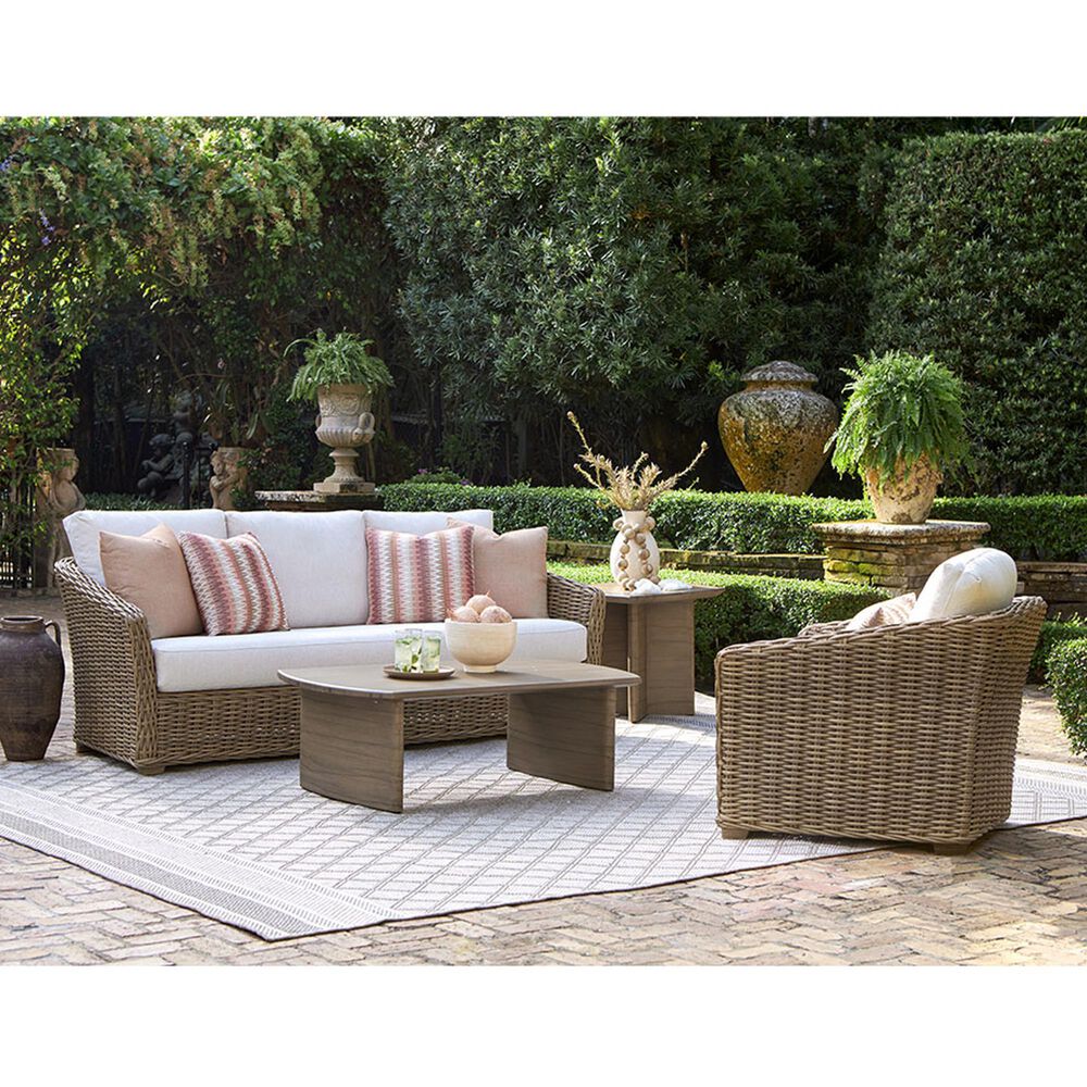 Venture Tamandayu Outdoor Rectangular Cocktail Table in Java, , large