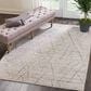 Nourison Ocean OCP02 9"9" x 13"9" Stone Area Rug, , large