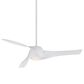 Minka-Aire Artemis 58" Smart Celling Fan with LED Light in White, , large