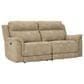 Ashley Next-Gen DuraPella Power Reclining Sofa with Power Headrest in Sand, , large