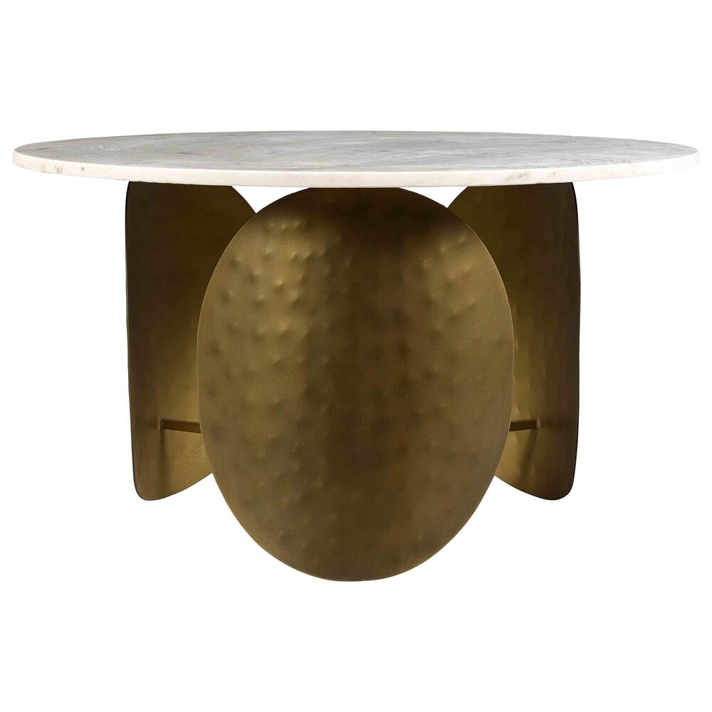 Tov Furniture Indio Coffee Table In Antique Brass Nebraska Furniture Mart