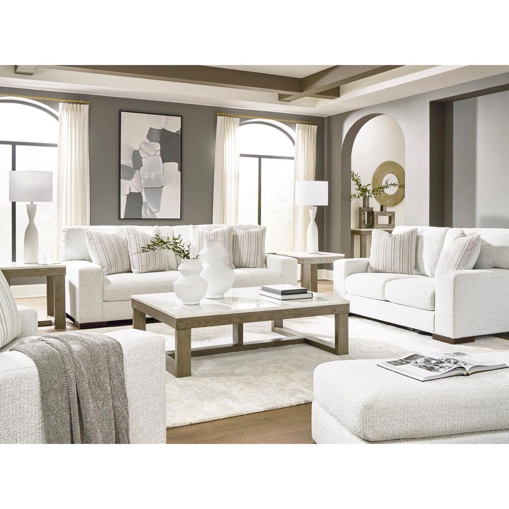 Ashley Hartside Stationary Sofa in Frosted with Next-Gen Nuvella Performance Fabric, , large