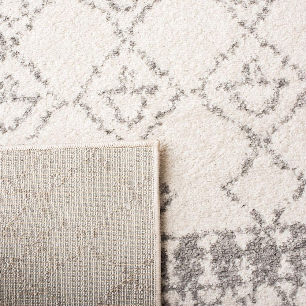 Safavieh Tulum  Traditional 6&#39;7&quot; Square Ivory and Grey Area Rug, , large