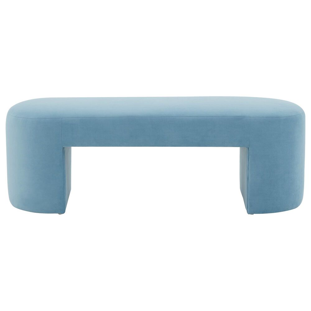 Tov Furniture Elena Bench in Light Blue NFM