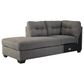 Signature Design by Ashley Maier 2-Piece Left Facing Full Sleeper Sectional in Charcoal, , large