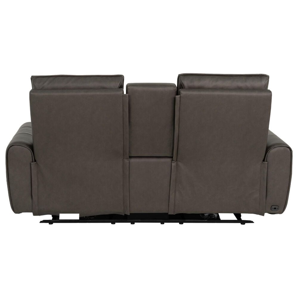Aurora Furnishings Power Headrest Reclining Loveseat in Dallas Espresso, , large