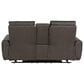 Aurora Furnishings Power Headrest Reclining Loveseat in Dallas Espresso, , large