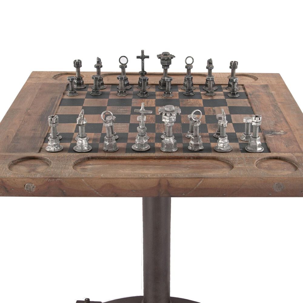 Home Trends &amp; Design 3-Piece Game Table Set in Natural, , large