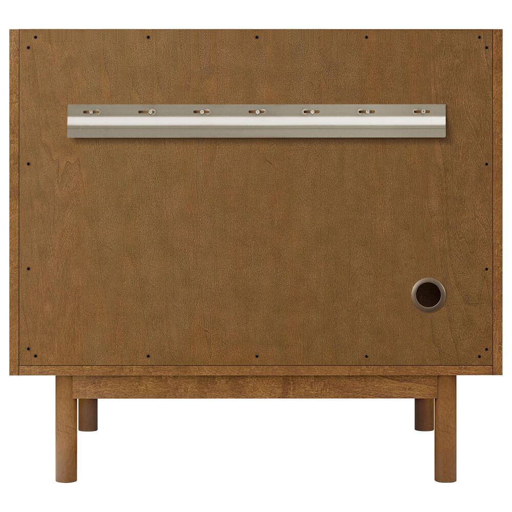 James Martin Laurent 36" Single Bathroom Vanity in Honey Oak with 3 cm Ethereal Noctis Silestone Top and Rectangular Sink, , large