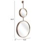 Zuo Modern Mott Mirror in Gold, , large