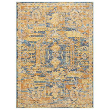 Nourison Passion PSN07 1"10" x 2"10" Teal and Sun Area Rug, , large