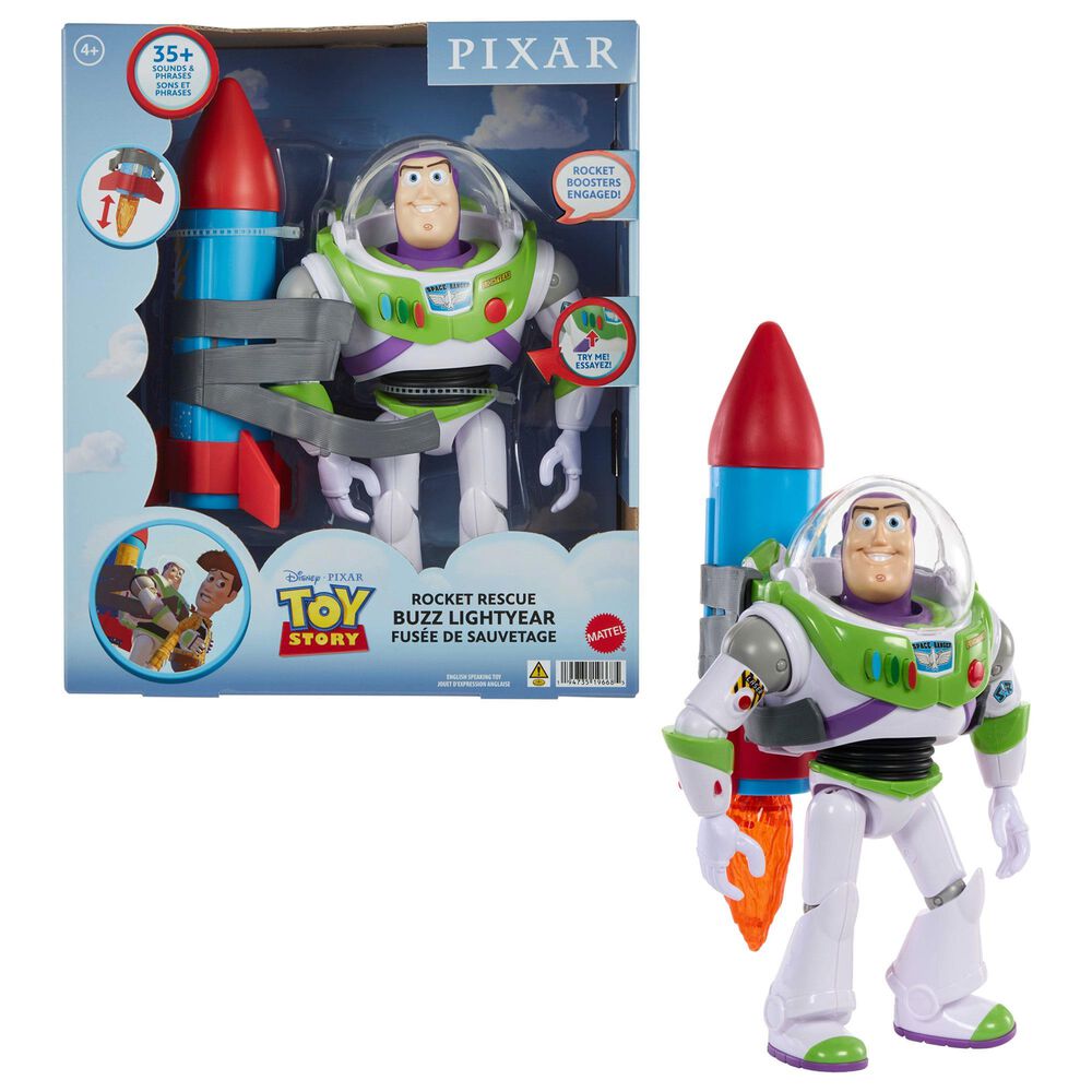 Disney Toy Story Buzz Lightyear Action Figure in Multicolor, , large