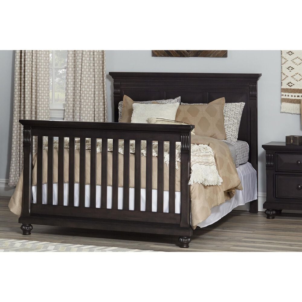 Kingsley Baby Sedona 4-In-1 Lifetime Convertible Crib in Bitter Sweet, , large