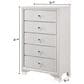 Crown Mark Lyssa 5-Drawer Chest in Frost, , large