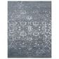 Nourison Silk Shadows 5"6" x 7"5" Blue and Stone Area Rug, , large