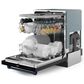 THOR KITCHEN Gordon Ramsay 24" Built-In Dishwasher with Navy Blue Handle Kit in Matte Black, , large