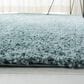Safavieh August Shag 3" Round Aqua Area Rug, , large