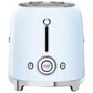 SMEG 4-Slice Retro Style Toaster in Pastel Blue and Stainless Steel, , large