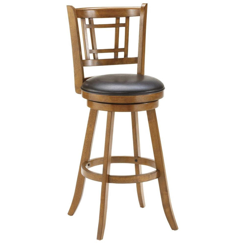 Richlands Furniture Fairfox Swivel Counter Stool in Oak, , large