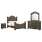 Mayberry Hill Brunswick 4-Piece Queen Panel Bedroom Set in Mahogany, , large