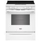 Whirlpool 30" Smart Electric Range with Air Cooking Technology in White, , large