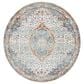 Surya Chicago CHG2306 7"10" Round Light Beige, Blue, Brick Red, Burnt Orange, Mustard,Taupe Area Rug, , large
