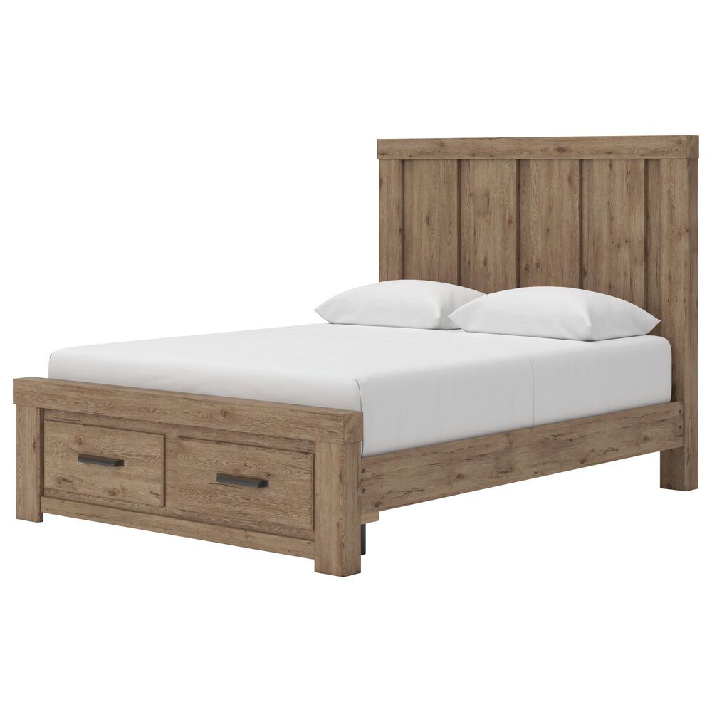 Ashley 4-PIECE QUEEN PANEL STORAGE BEDROOM SET, , large