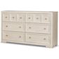 Furniture of America Hatton Cross 6-Drawer Dresser in Tawny, , large