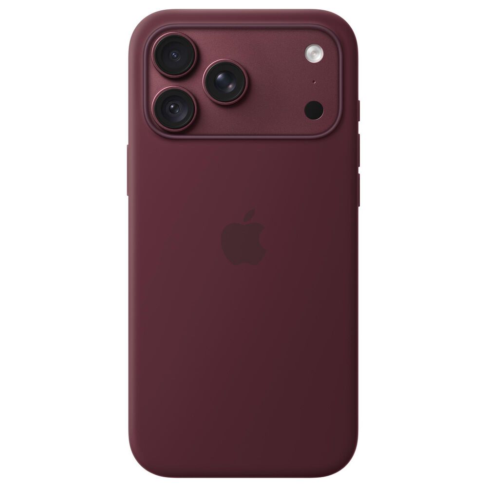 Apple Silicone Case with MagSafe for Apple iPhone18 ProMax in Burgundy, , large