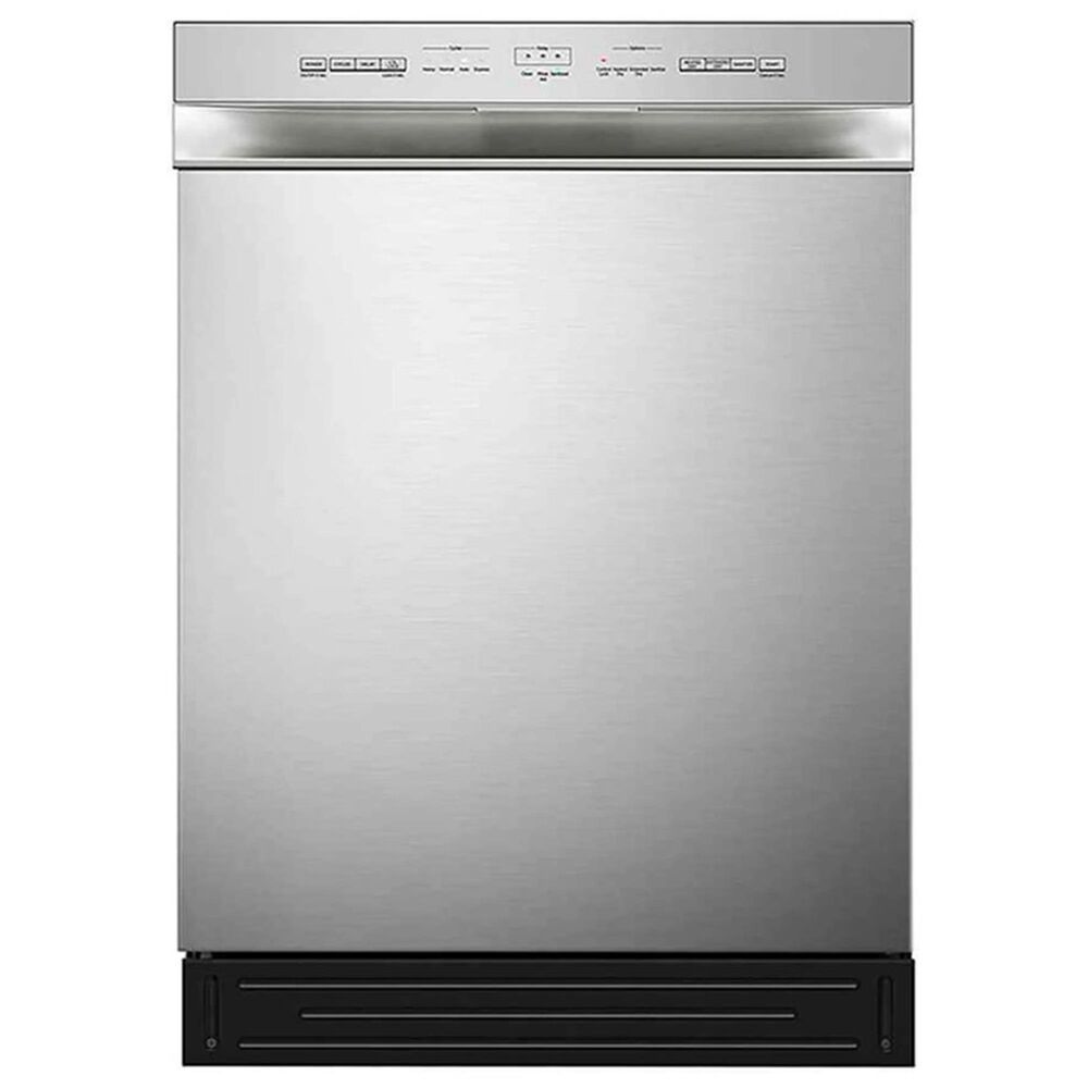 Midea 4-Piece Kitchen Package with 29.3 Cu. Ft. French Door Refrigerator and 6.3 Cu. Ft. Electric Range in Stainless Steel, , large