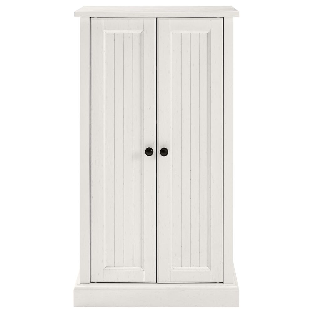 Crosley Furniture Seaside Accent Cabinet in White, , large