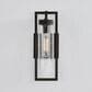 Troy Lighting Chester 5" 1-Light Exterior Wall Sconce in Texture Black, , large