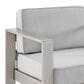 Linon Home Decor Karah Patio Arm Chair in Grey (Set of 2), , large