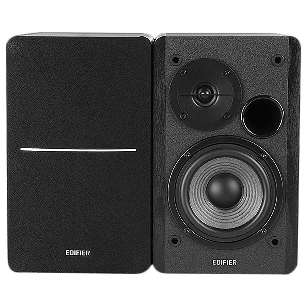 Edifier Powerful Bluetooth Bookshelf Speaker Pair in Black, , large