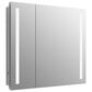 Kohler Verdera 34" x 40" Left-Hinged Lighted Medicine Cabinet in Aluminum, , large
