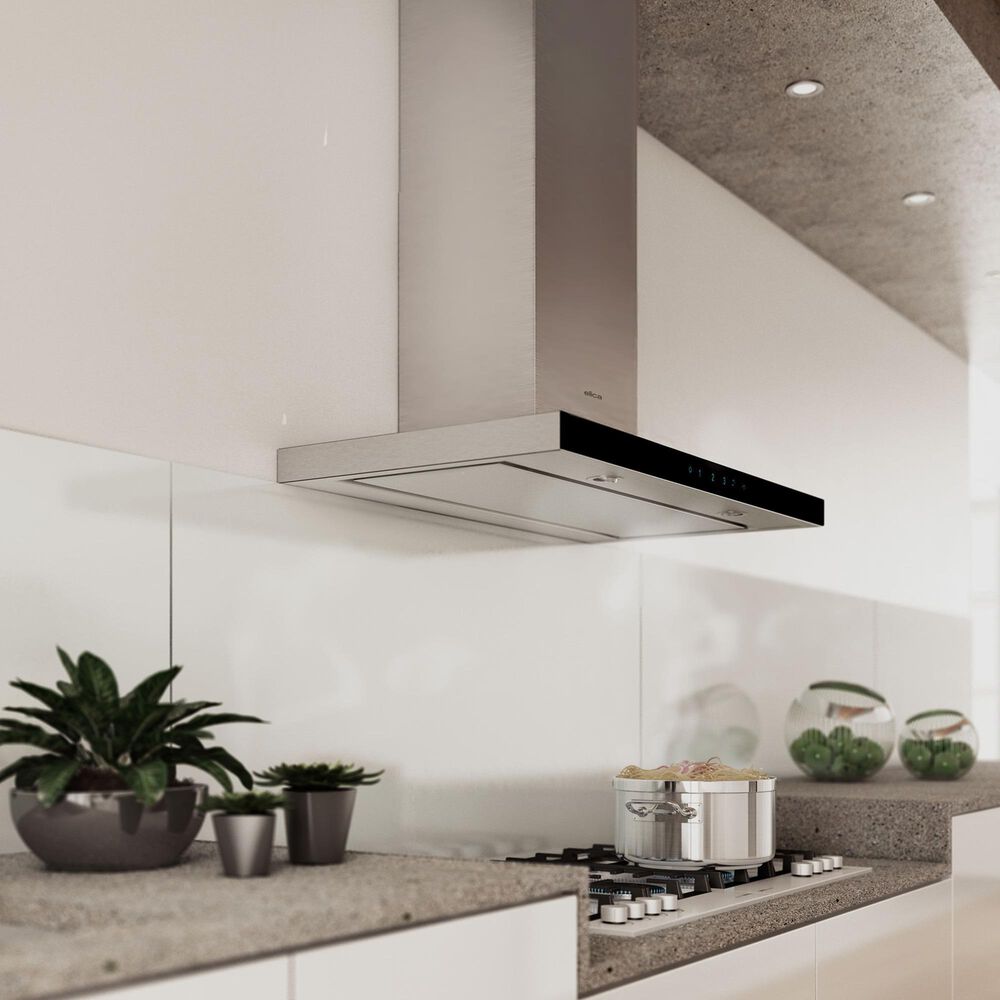 Elica Lugano 36&quot; Wall-Mount Hood in Stainless Steel, , large