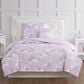 Pem America My World Rainbow Unicorn 4-Piece Full Comforter Set in Purple and Pink, , large