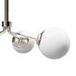 Hunter Hepburn 4-Light Chandelier in Brushed Nickel, , large