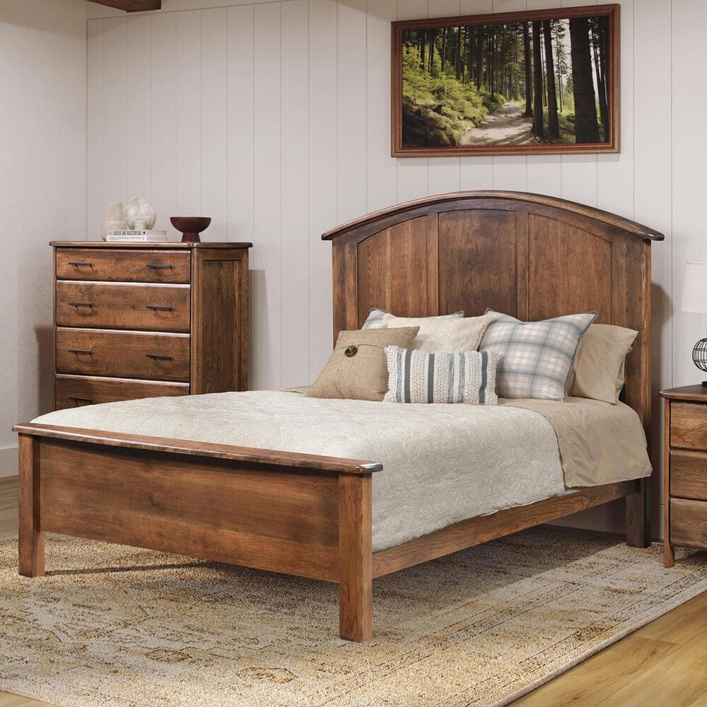 Briarwood American Timbers Queen Panel Bed in Turkish Coffee, , large