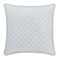 Royal Court Trilogy 26" Square Euro Pillow Sham in Blue, , large