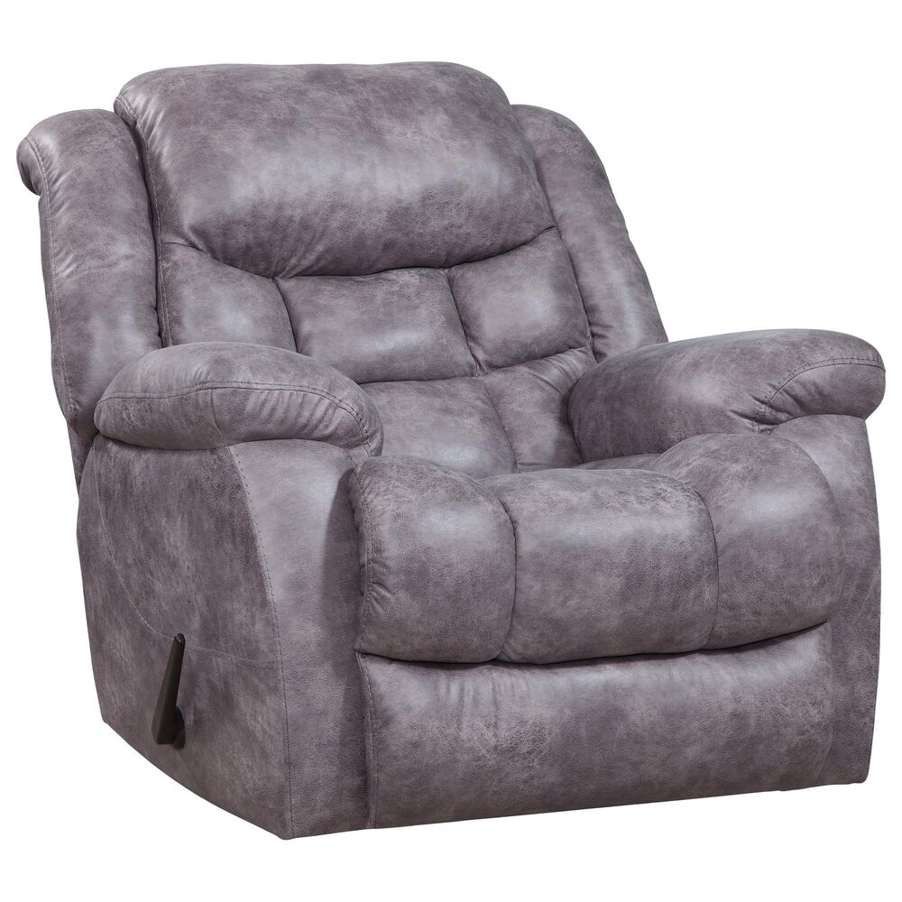 HomeStretch Blockbuster PowerRocker Recliner in Pewter, , large