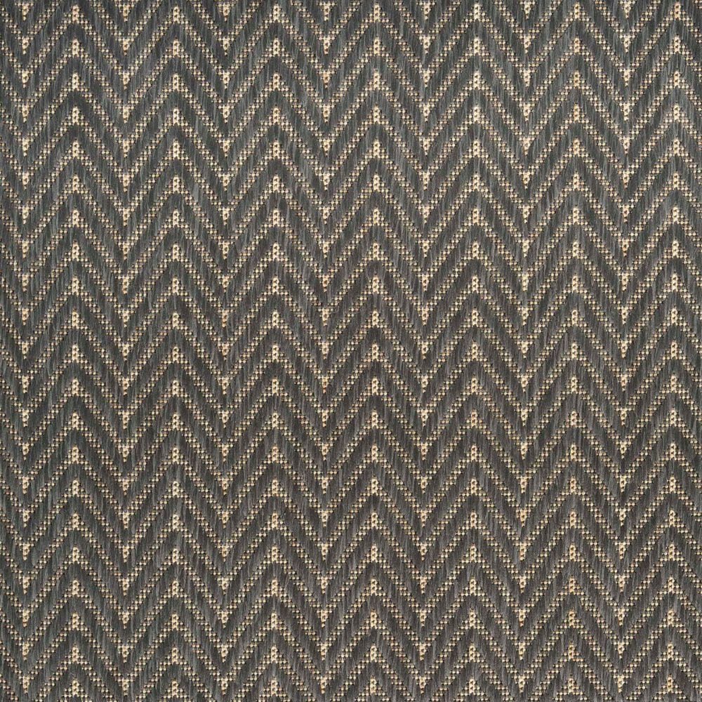 Nourison Horizon HOZ02 Charcoal 5&#39; x 7&#39; Indoor/Outdoor Area Rug, , large
