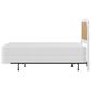 Richlands Furniture Melanie King Poster Panel Wood Bed in White, , large