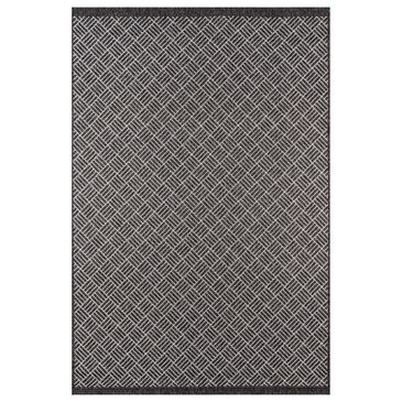 Momeni Como COM-4 10" x 13" Charcoal Area Performance Rug, , large